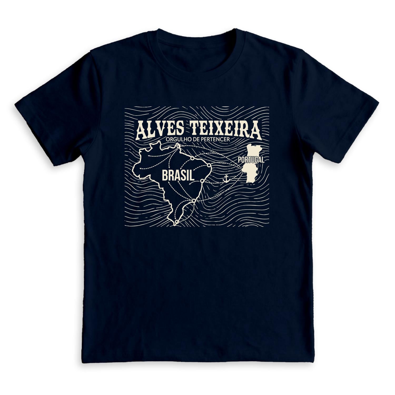 CAMISETA ALVES TEIXEIRA mapa