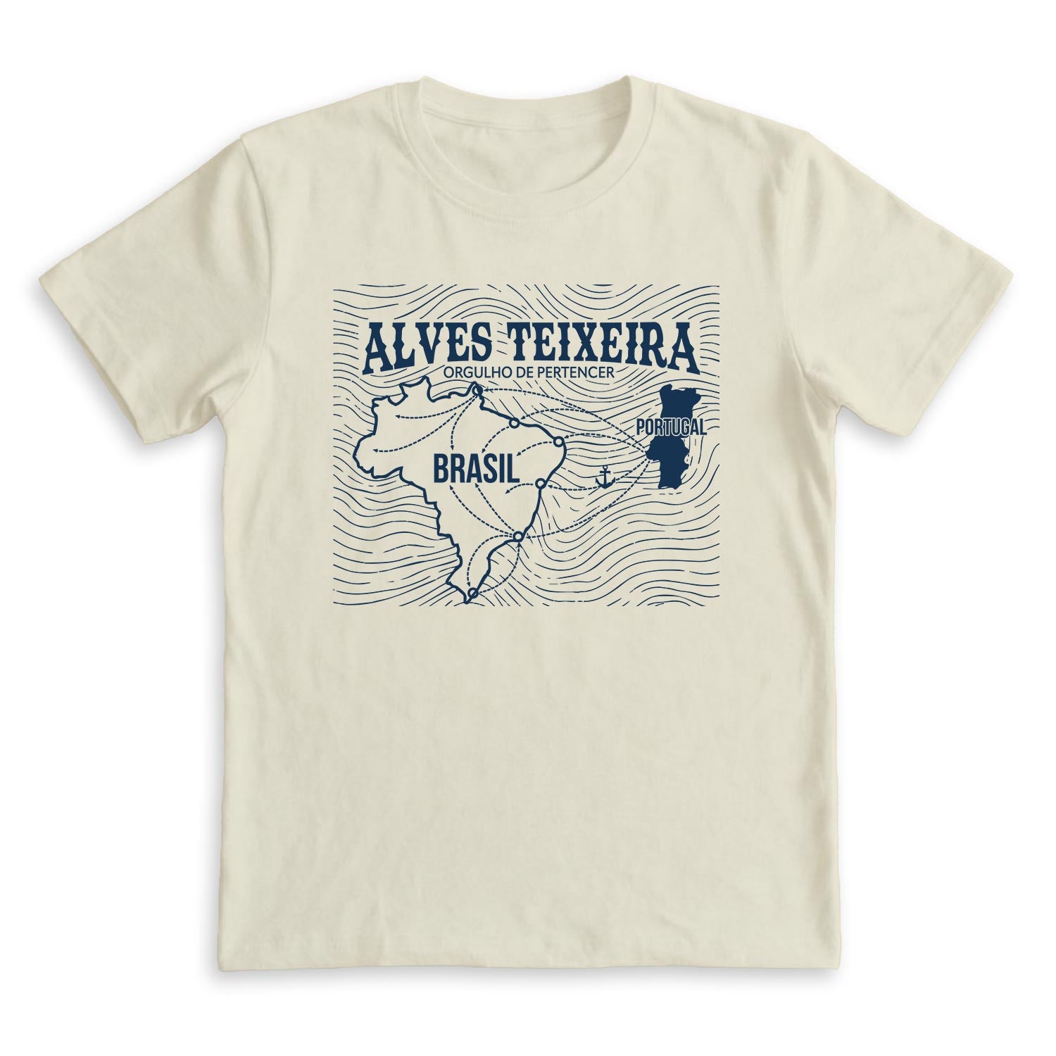CAMISETA ALVES TEIXEIRA mapa