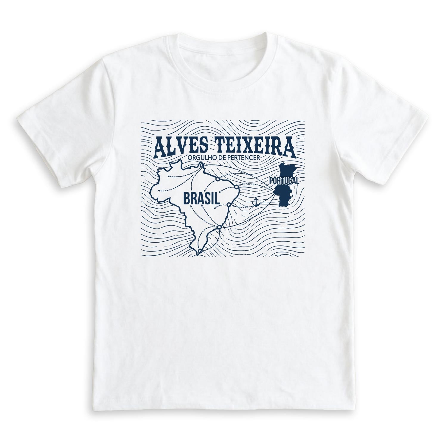 CAMISETA ALVES TEIXEIRA mapa
