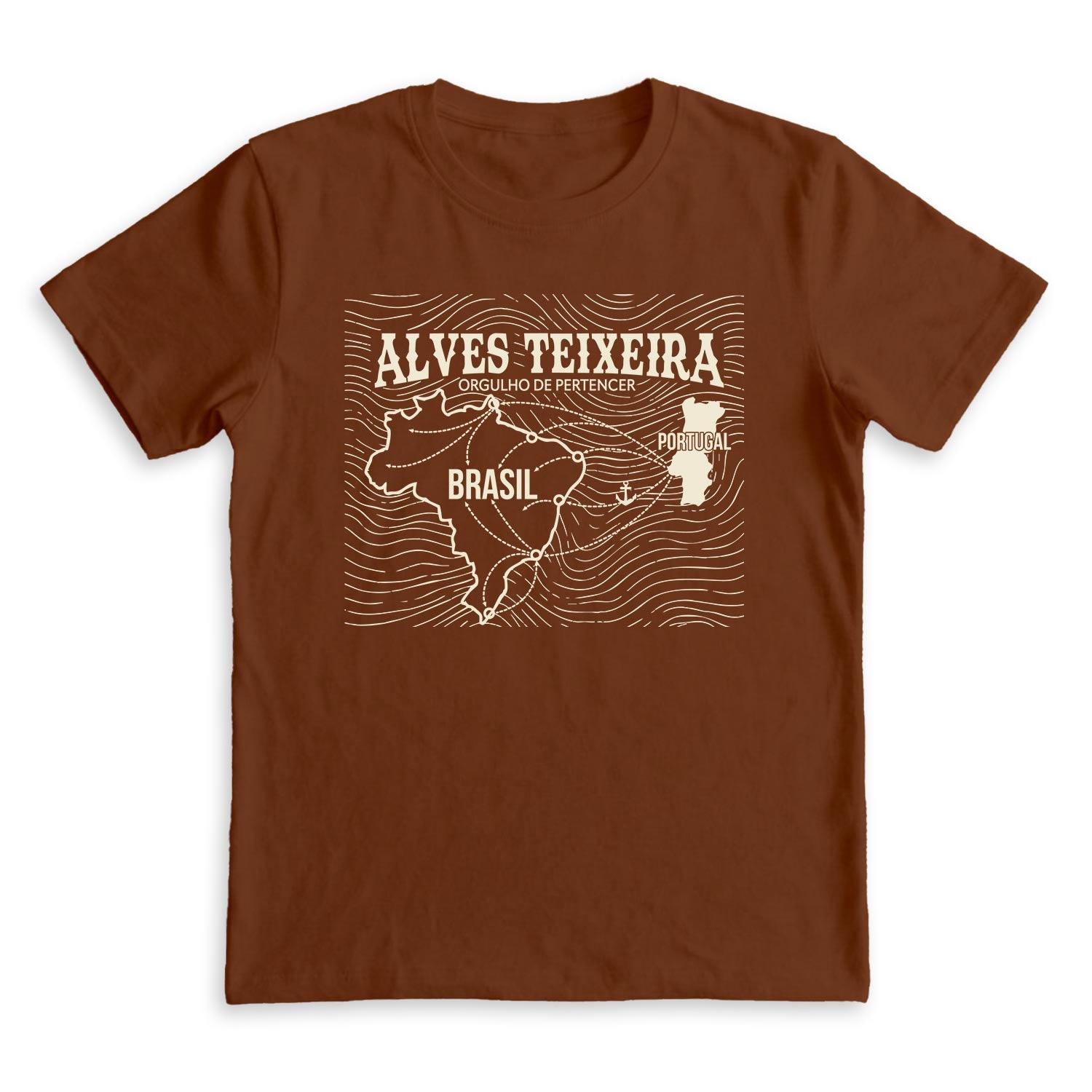 CAMISETA ALVES TEIXEIRA mapa