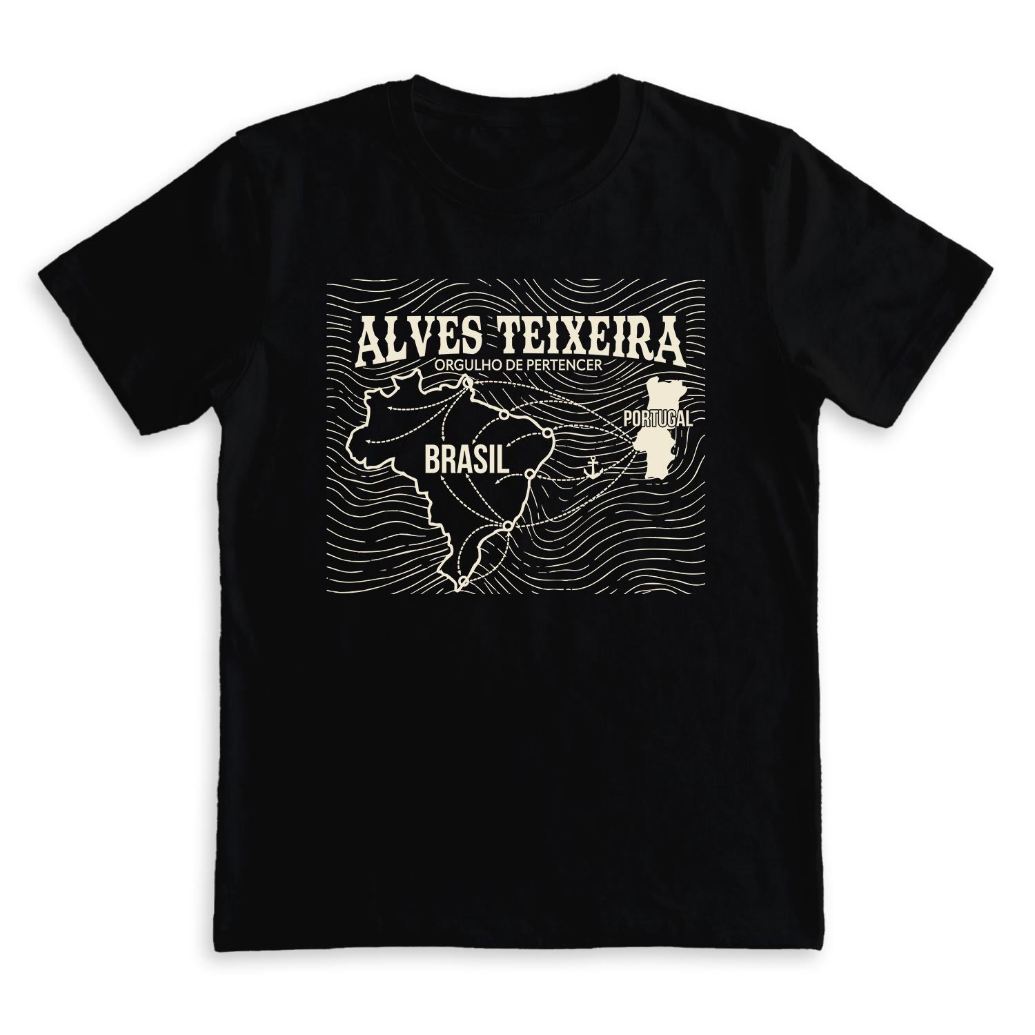 CAMISETA ALVES TEIXEIRA mapa