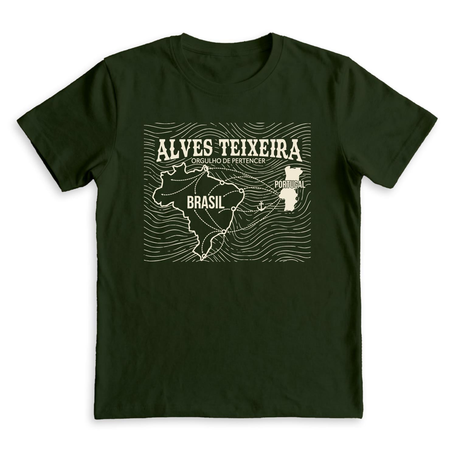 CAMISETA ALVES TEIXEIRA mapa