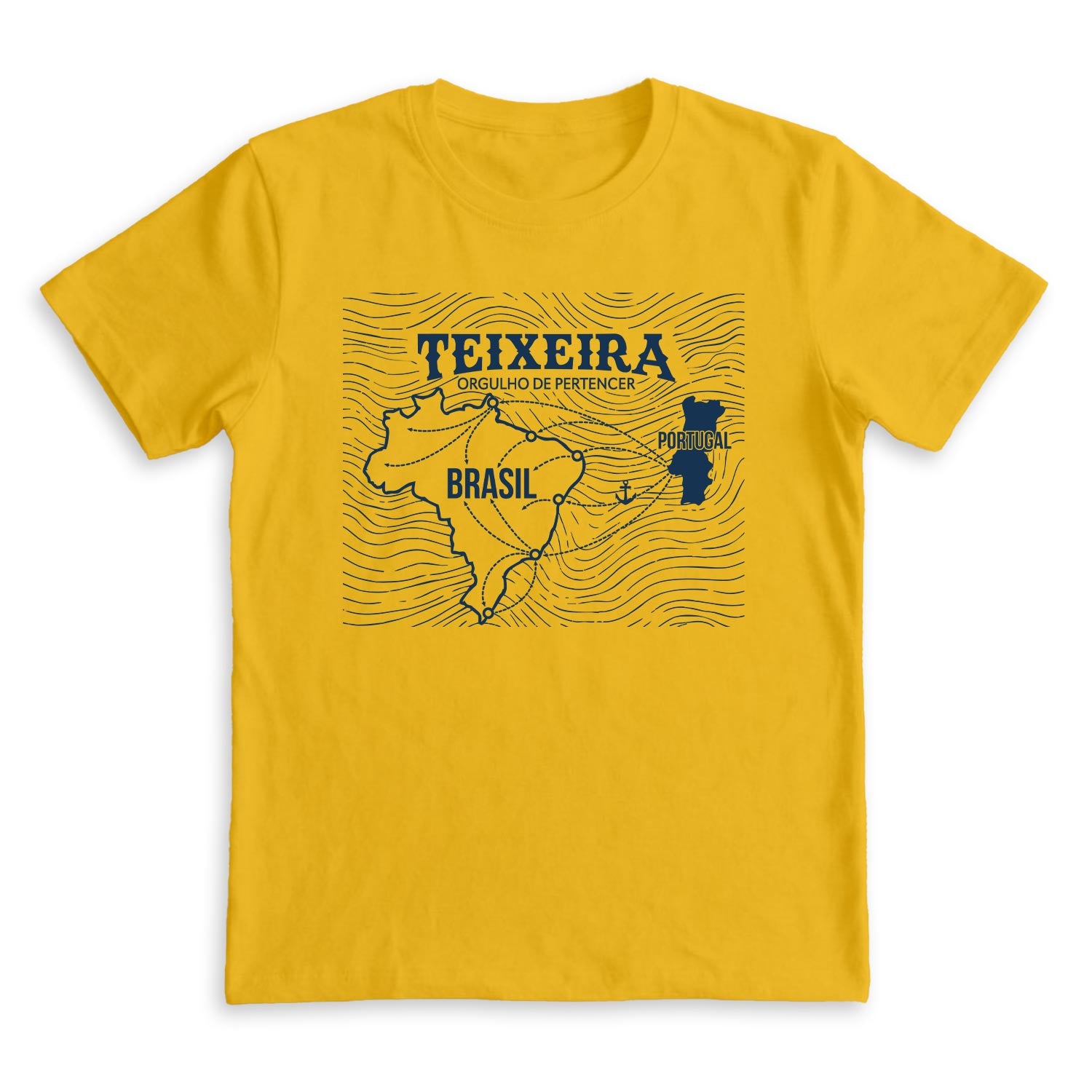 CAMISETA TEIXEIRA mapa