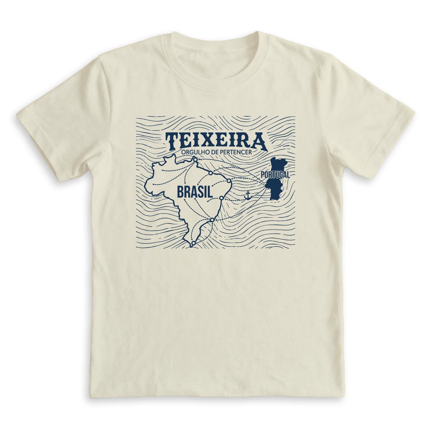 CAMISETA TEIXEIRA mapa