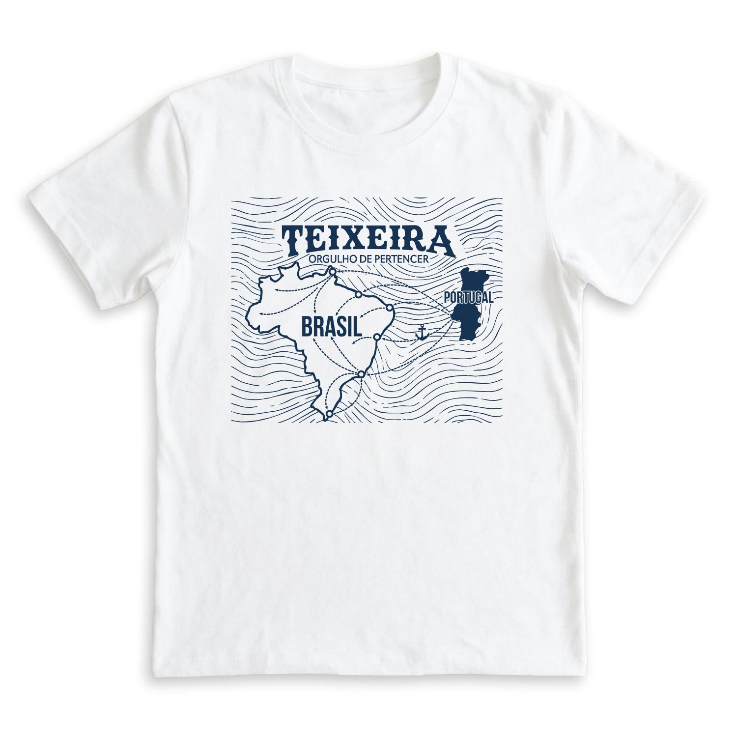 CAMISETA TEIXEIRA mapa