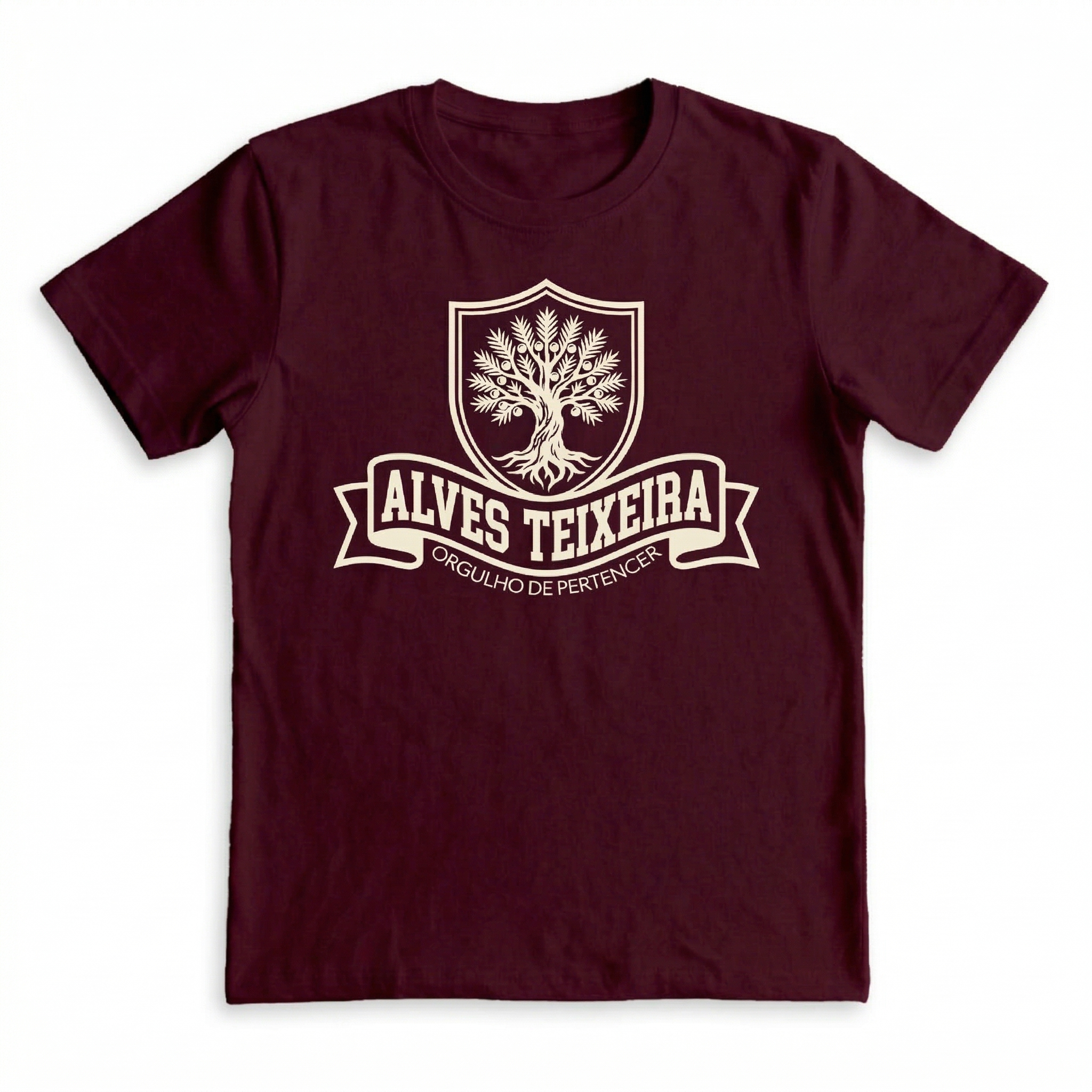 CAMISETA ALVES TEIXEIRA brasao teixo
