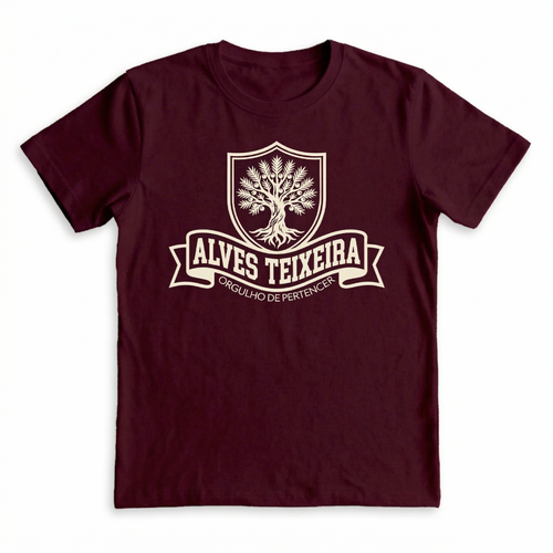 CAMISETA ALVES TEIXEIRA brasao teixo